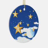 黄金の星 –  セラミックオーナメント (右)