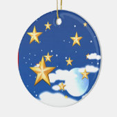 黄金の星 –  セラミックオーナメント (左)