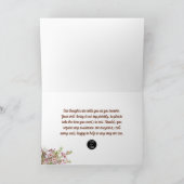 黄金の時間の花をあなたに想いを馳せて カード (内部)