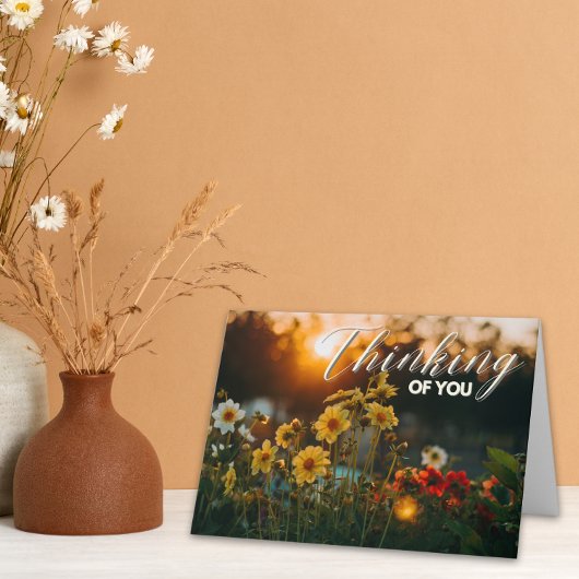 黄金の時間の花をあなたに想いを馳せて カード