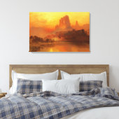 黄金の時，モラン， 1875 キャンバスプリント (インサイチュ (寝室))