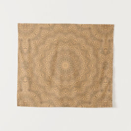 黄金の曼荼羅。「黄金の砂」 タペストリー