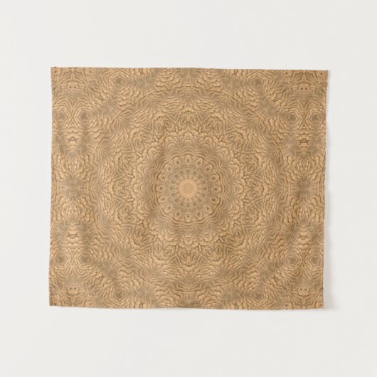 黄金の曼荼羅。「黄金の砂」 タペストリー (正面(横))