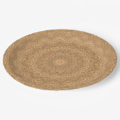 黄金の曼荼羅。「黄金の砂」 ペーパープレート (アングル)