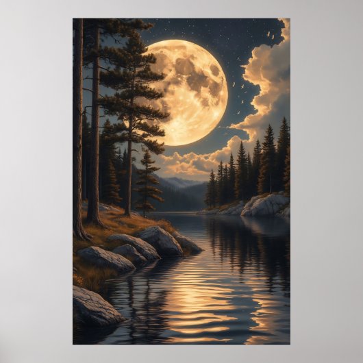 黄金の月のエコー ポスター (正面)