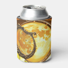 黄金の月の天のハープ 缶クーラー