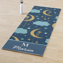 黄金の望月と雲モノグラムの