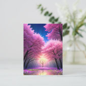 黄金の木の魔法の輝き ポストカード (スタンド正面)