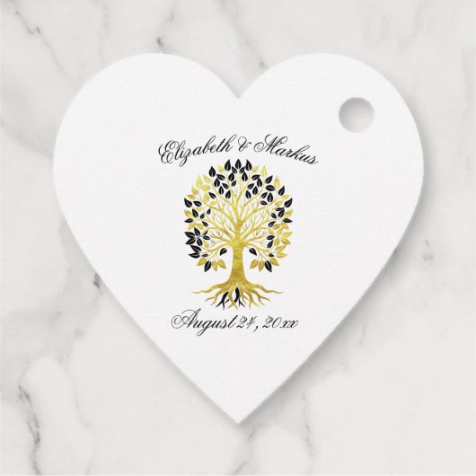 黄金の木は永遠に洗練さ結婚れた フェイバータグ (裏面)