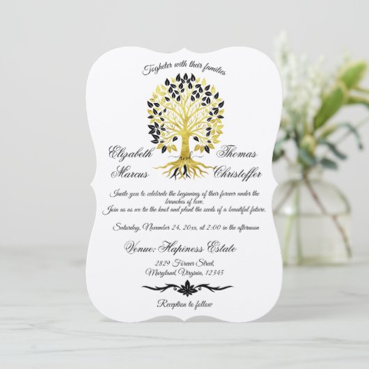 黄金の木は永遠に洗練さ結婚れた 招待状 (スタンド正面)