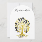 黄金の木は永遠に洗練さ結婚れた 招待状 (裏面)