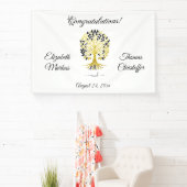 黄金の木は永遠に洗練さ結婚れた 横断幕 (インサイチュ)