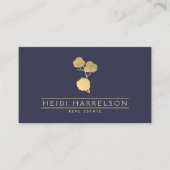 黄金の木綿工場オンダスキーブルー 名刺 (正面)