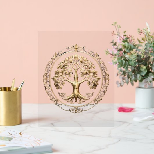 黄金の木 アクリルサイン (ウェディング)