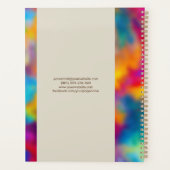 黄金の木 – カラフル葉 プランナー手帳 (裏面)