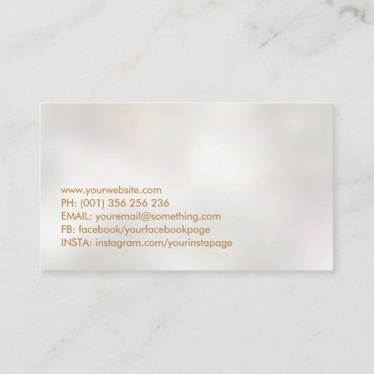 黄金の木 – カラフル葉 名刺 (裏面)