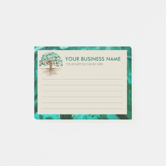 黄金の木 – ヤグドラシル – マラカイト葉 ポストイット (正面)