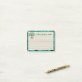 黄金の木 – ヤグドラシル – マラカイト葉 ポストイット (デスク上)