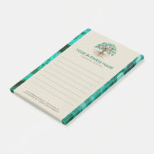 黄金の木 – ヤグドラシル – マラカイト葉 ポストイット (アングル)