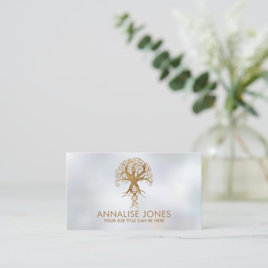 黄金の木 – 真珠の進化 名刺 (スタンド正面)