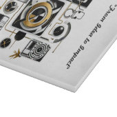 『黄金の未来的デザイン』 カッティングボード (角)