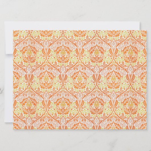 黄金の枝の模様（ウィリアム・モリス著） カード (正面)