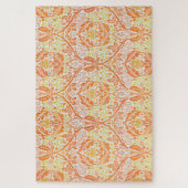 黄金の枝の模様（ウィリアム・モリス著） ジグソーパズル (縦)