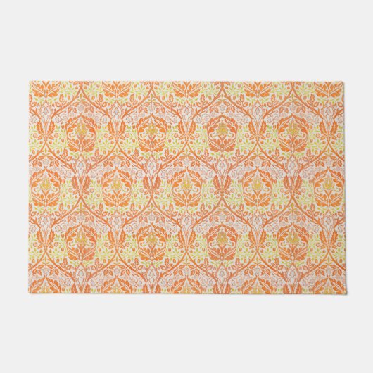 黄金の枝の模様(ウィリアム・モリス著) ドアマット (正面)