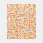 黄金の枝の模様（ウィリアム・モリス著） フリースブランケット (正面)