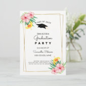 黄金の枠と花 招待状 (スタンド正面)