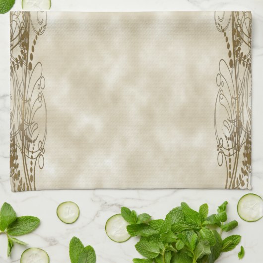 黄金の柱 キッチンタオル (折り畳み)