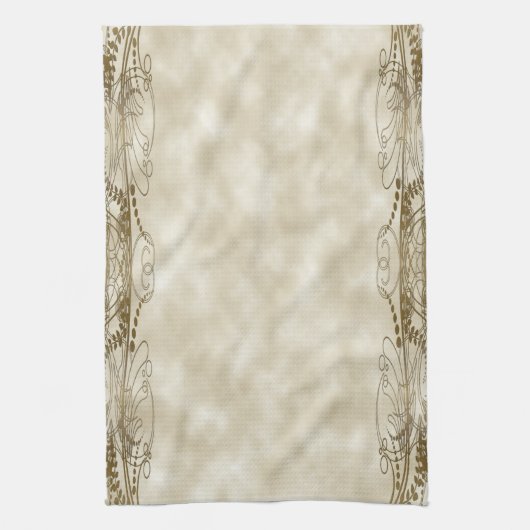 黄金の柱 キッチンタオル (縦)