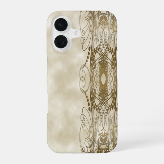 黄金の柱 iPhone 16ケース (裏面)
