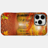 黄金の森と暖かい秋の森の離れ道 Case-Mate iPhoneケース (裏面 (横))