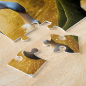 黄金の森の中の魅惑の馬 ジグソーパズル (側面)