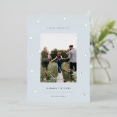 黄金の森 |クリスマスエレガントの写真 箔シーズンカード (立ち正面)