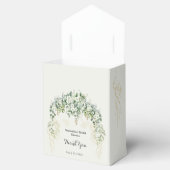 黄金の植物性喜び：ブライダルシャワーの好意ボックス フェイバーボックス (オープン)