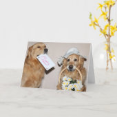 黄金の母の日 カード (黄色い花)