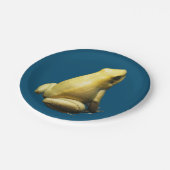 黄金の毒カエル ペーパープレート (アングル)