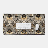 『黄金の民俗イラスト』 デスクマット (キーボード&マウス)