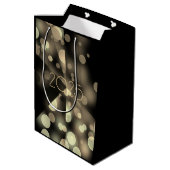 黄金の泡で新年を祝う ミディアムペーパーバッグ (裏面アングル)