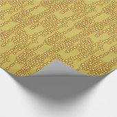 黄金の泡の流れ ラッピングペーパー (角)