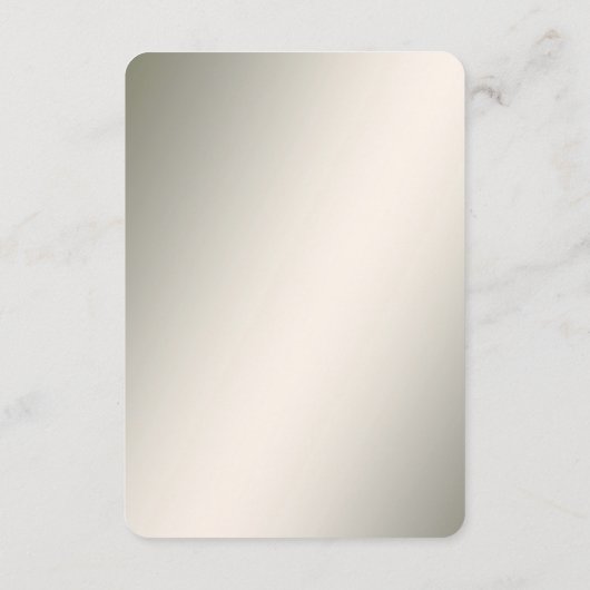 黄金の波状の離れフローラ詳細エンクロージャカード エンクロージャーカード (裏面)