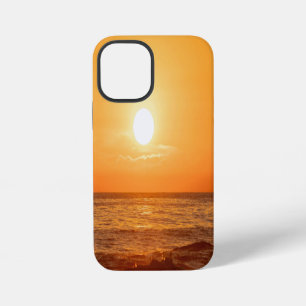 黄金の海の夕焼け  iPhone 12 MINIケース