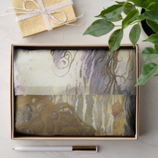 黄金の海の貝殻の夢を見る人魚の眠り 薄葉紙 (ギフト)