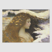 黄金の海の貝殻の夢を見る人魚の眠り 薄葉紙 (正面)