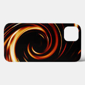 黄金の液体スパイラル Case-Mate iPhoneケース (裏面 (横))