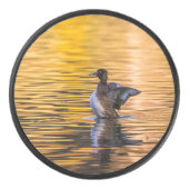 黄金の湖の黄金の目 アイスホッケーパック (正面)