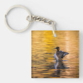 黄金の湖の黄金の目 キーホルダー (正面)