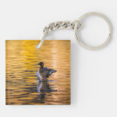 黄金の湖の黄金の目 キーホルダー (裏面)